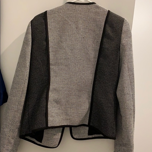 DKNY DKNYC blazer sz 6 black and white tweed - Picture 4 of 4